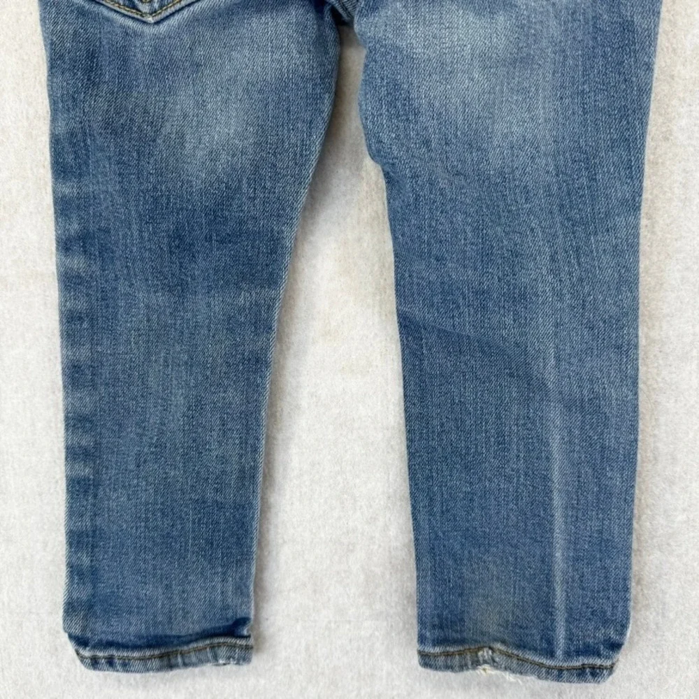OshKosh B'gosh Toddler Boys Blue Skinny Jeans Distressed Medium Wash Size 2T
